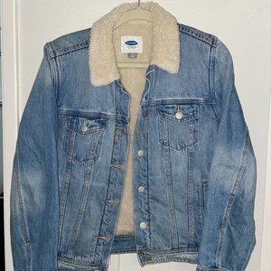 Old Navy Sherpa Lined Jean Jacket